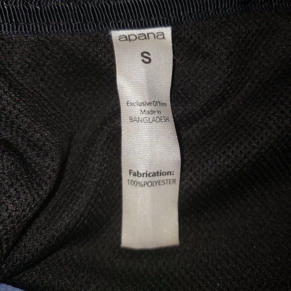 Apana Women's Size Small Black Windbreaker - Gently Used - Picture 2 of 6